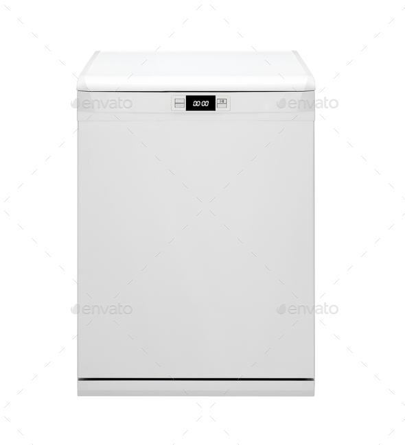 modern dishwasher Stock Photo by ozaiachin PhotoDune
